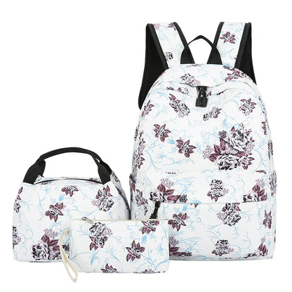 Japanese Floral Shoulder Backpack