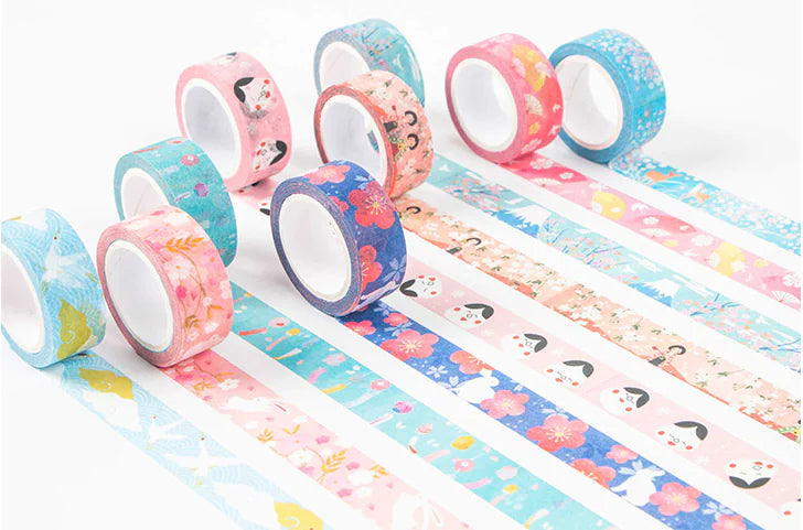 Japanese Washi Tape- Decorative Edition