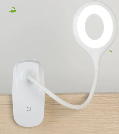 USB Rechargeable LED Clip Desk Lamp