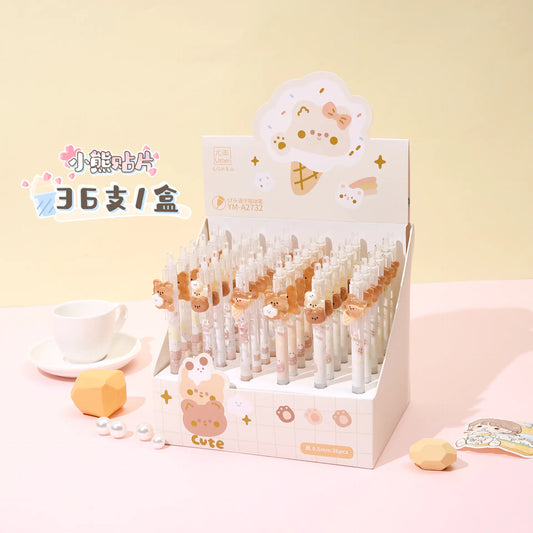 Bear Push Pen - 0.5mm Gel Pen