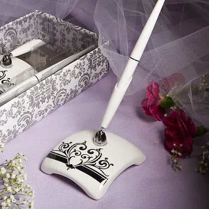 Ceramic Pen Holder with Sign Pen