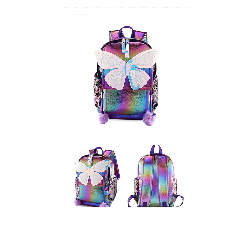 Sequined Butterfly Backpack