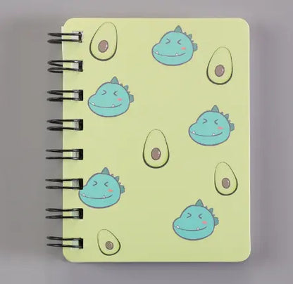 Fruit Avocado Mini Spiral Notebook