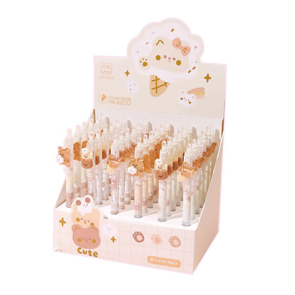 Bear Push Pen - 0.5mm Gel Pen