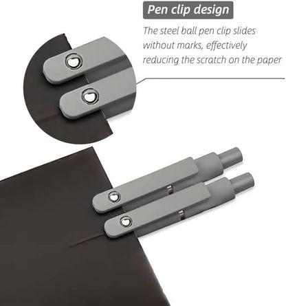 Gel Pens, 5 Pcs 0.5mm Black Ink Pens