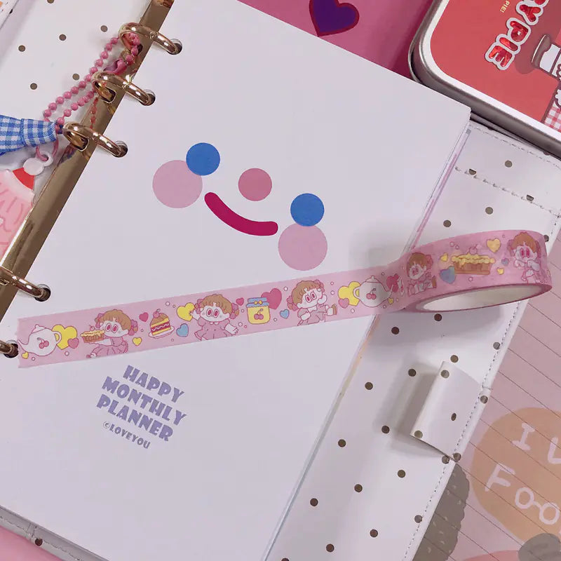 Japanese Washi Tape- Cherry Girl Edition