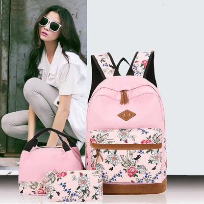 Japanese Floral Shoulder Backpack