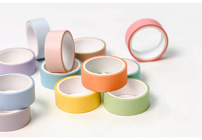 Japanese Washi Tape- Macaron Edition (12 Colors)