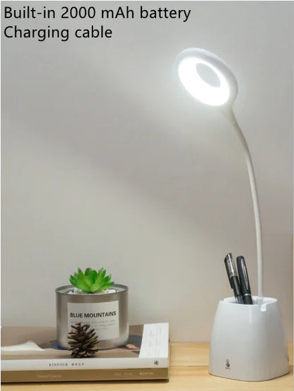 USB Rechargeable LED Clip Desk Lamp