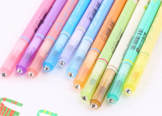 Double-Head Color Changing Highlighter Pen