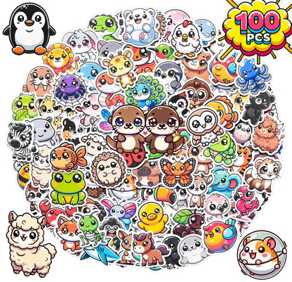 100 Pcs Cute Stickers