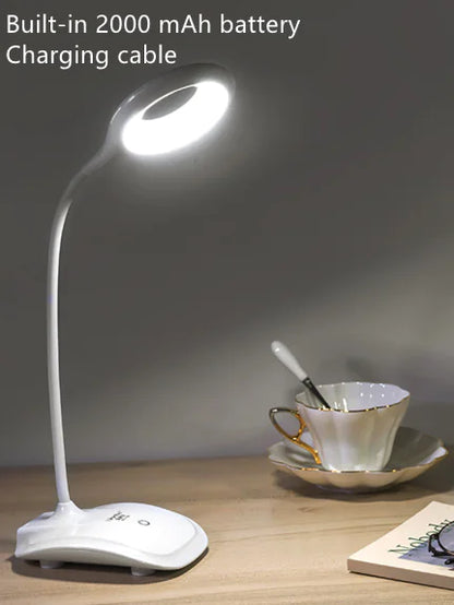 USB Rechargeable LED Clip Desk Lamp