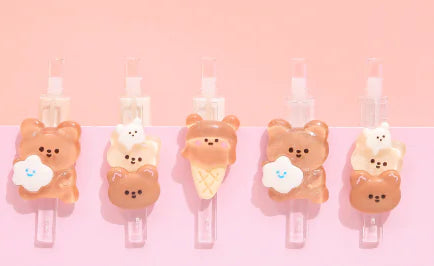 Bear Push Pen - 0.5mm Gel Pen