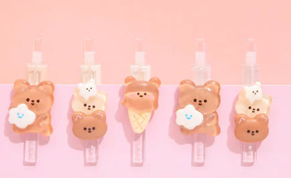 Bear Push Pen - 0.5mm Gel Pen