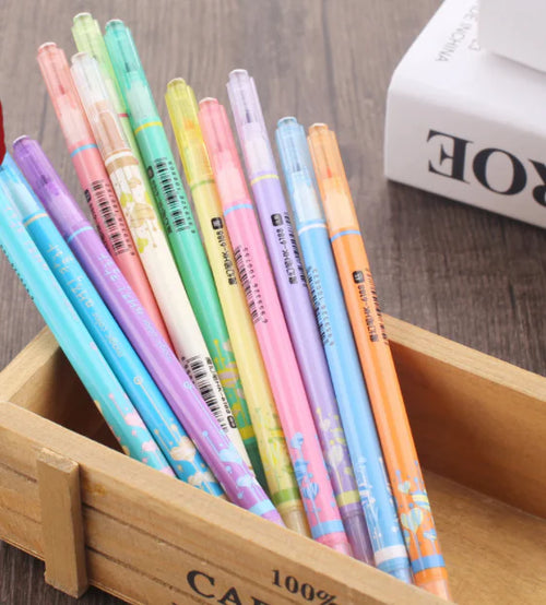 Double-Head Color Changing Highlighter Pen