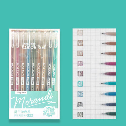 Morandi Hand Account Pen Retro Cap Color Gel Pen