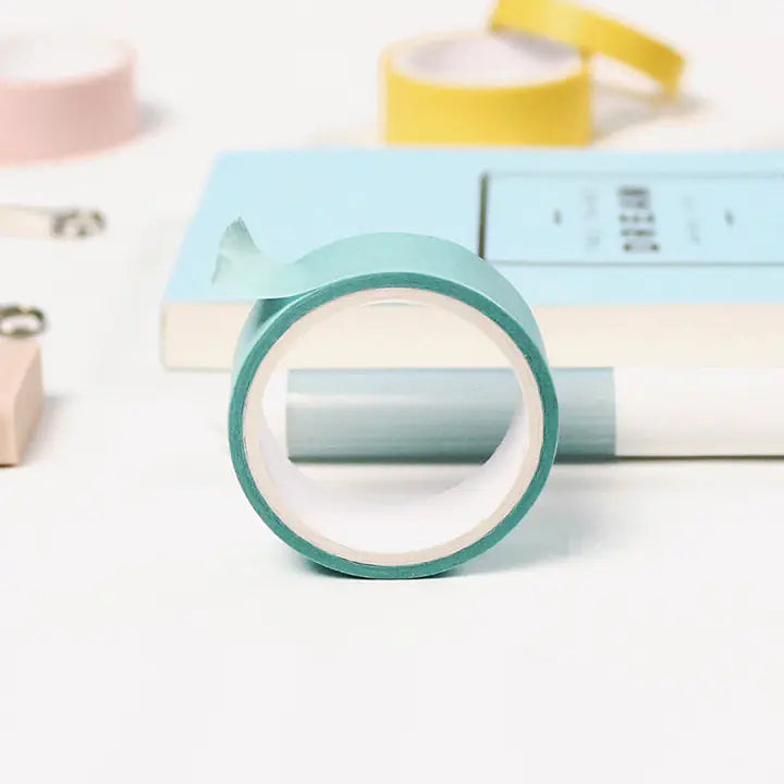 Japanese Washi Tape- Macaron Edition (12 Colors)